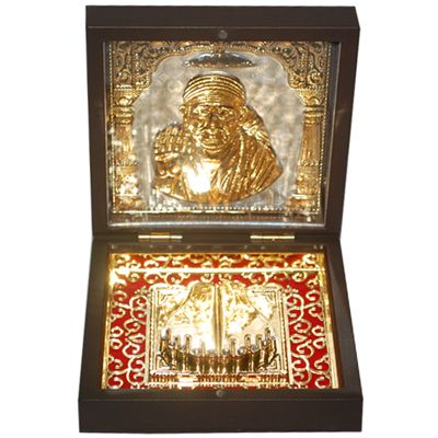 "24 carats Saibaba -  (Medium Size) code 005 - Click here to View more details about this Product